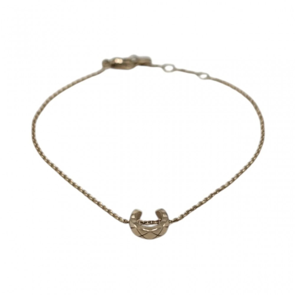 CHANEL 18k Gold Charm Bracelet